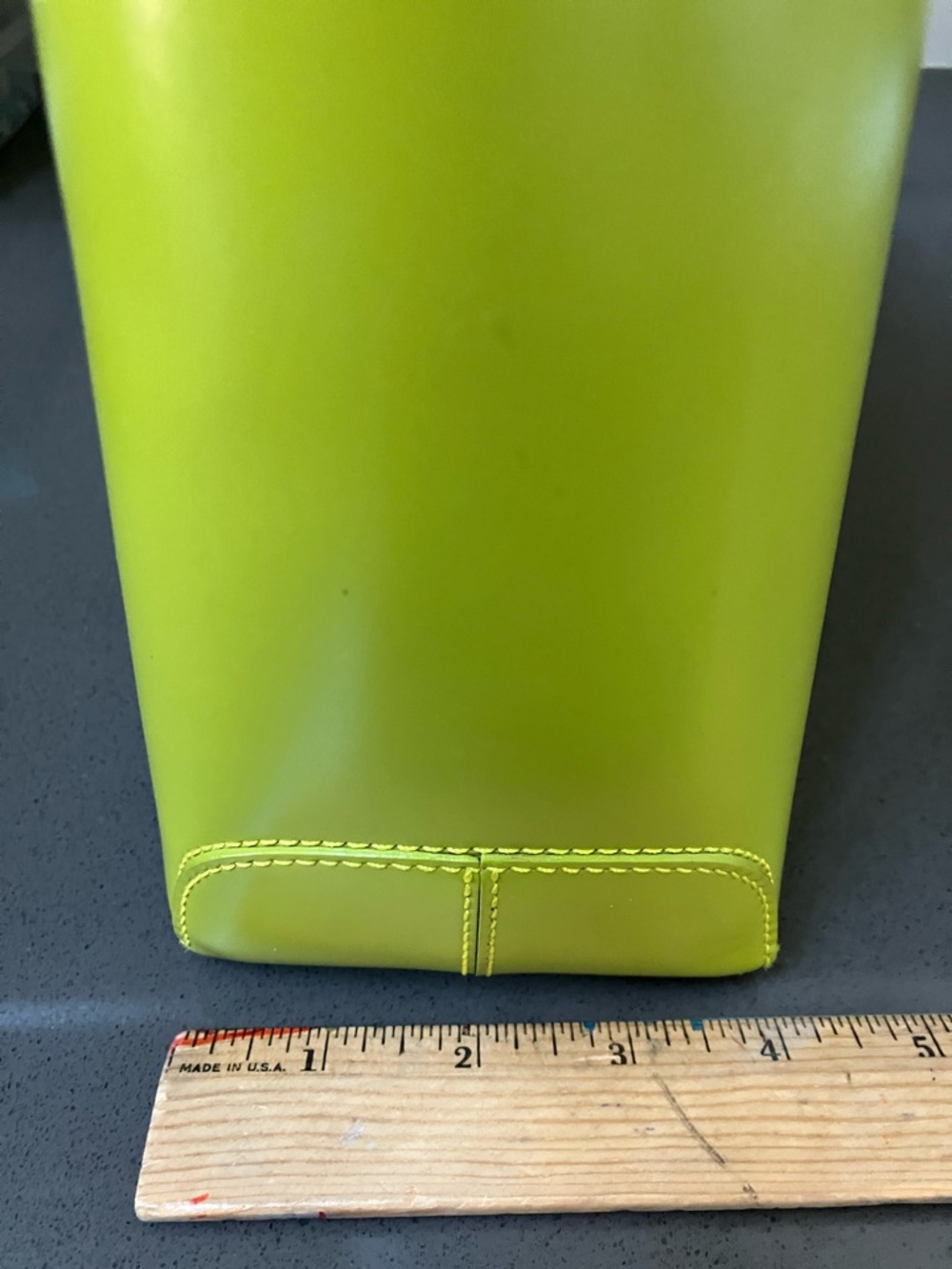 Tod's Lady Di Lime Leather Handbag NWOT - Picture 11 of 11
